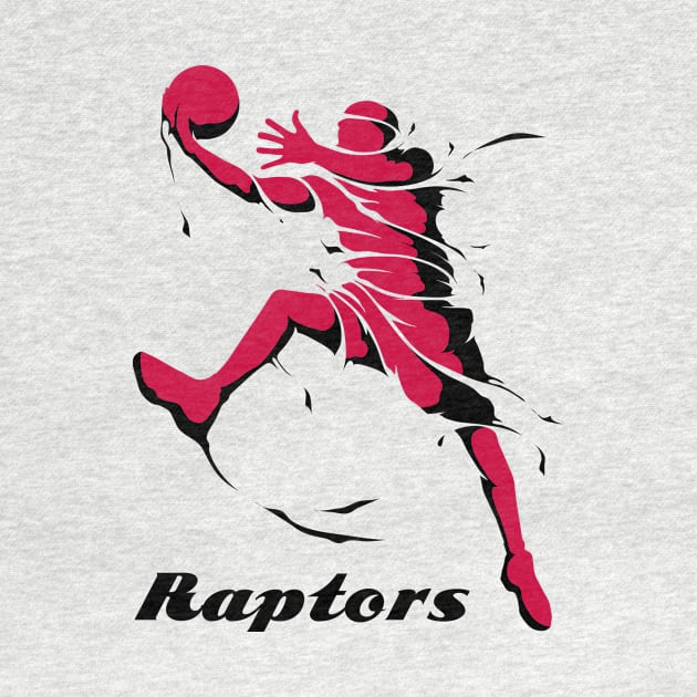 Toronto Raptors Fans - NBA T-Shirt by info@dopositive.co.uk